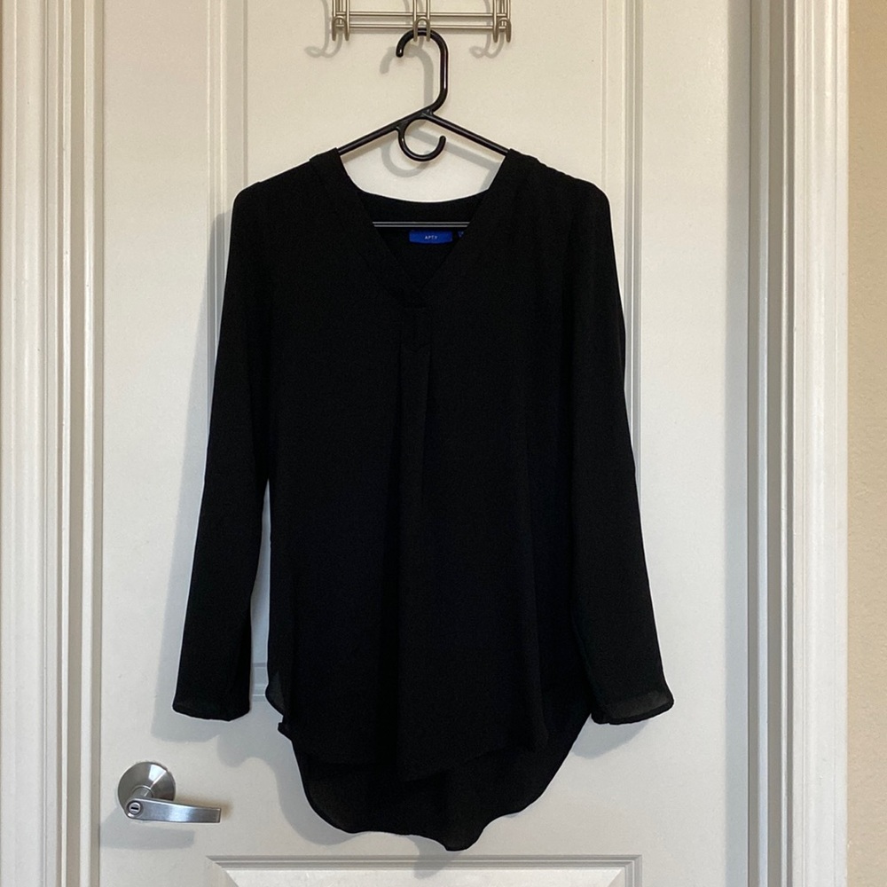 Black blouse, XS but fits like M/L